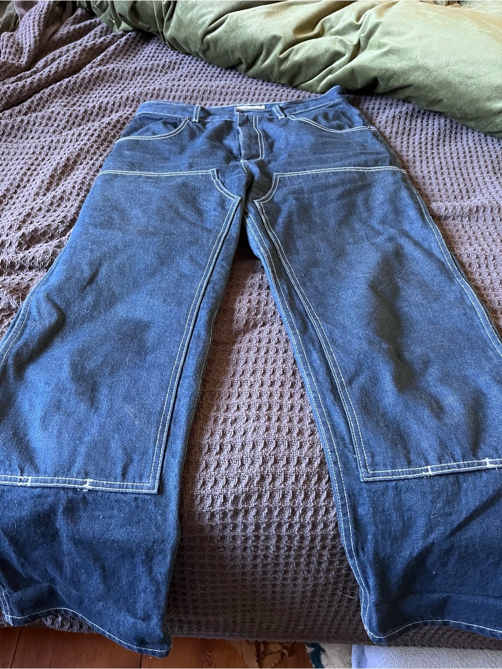 Rudy Jude Dark Blue Utility jeans with Contrast Stitching size 4